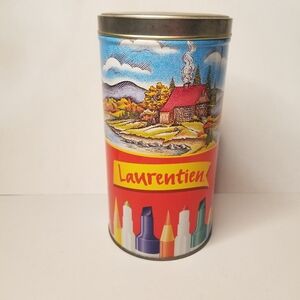 Vintage Laurentien Metal Coin Bank